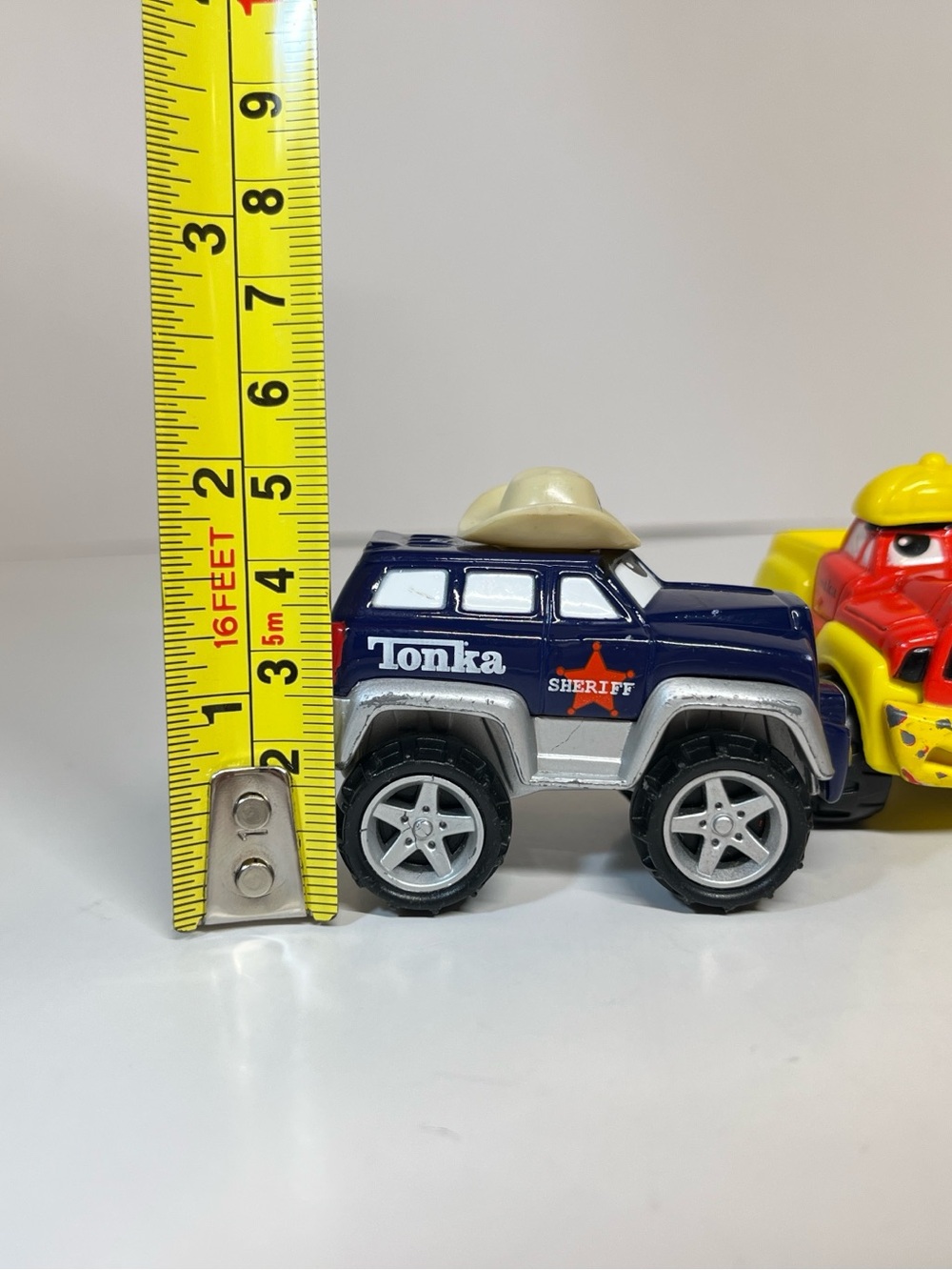 Vintage 2000 / 2001 Tonka Maisto Lot Lil Chuck & Friends Trucks Cowboy Cement - Picture 6 of 16